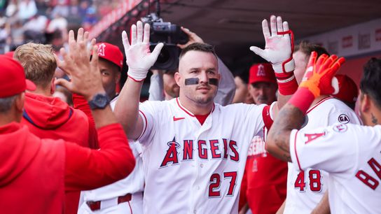 Angels fall to Rangers in extras despite historic Trout home run and solid start from Detmers taken at Angel Stadium (Los Angeles Angels). Photo by Paige Creason - The Sporting Tribune
