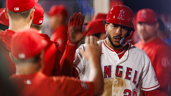 TST Images: Angels defeat Rangers, 5-2, in Anaheim taken at Angel Stadium (Los Angeles Angels). Photo by Steven Park - The Sporting Tribune