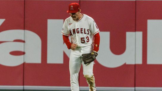 Ninth inning meltdown spells defeat for Angels despite Meckler's heroics taken at Angel Stadium (Los Angeles Angels). Photo by Steven Park - The Sporting Tribune