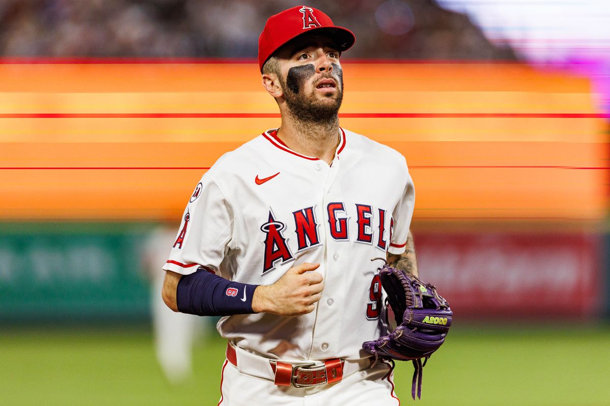 Zach Neto #9 of the Los Angeles Angels during an MLB game against the New York Yankees on September 2, 2026 at Angel Stadium in Anaheim, California.