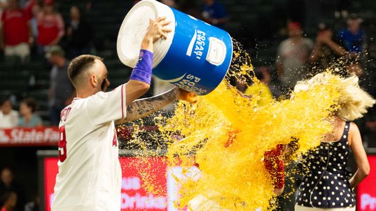 Miracle Meck: Wade Meckler walks it off in Angels win taken at Angel Stadium (Los Angeles Angels). Photo by John Panganiban-The Sporting Tribune
