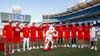 Angels notebook: Schanuel done for the year, good news on Natera and Ducks night  taken at Angel Stadium (Los Angeles Angels). Photo by Steven Park - The Sporting Tribune