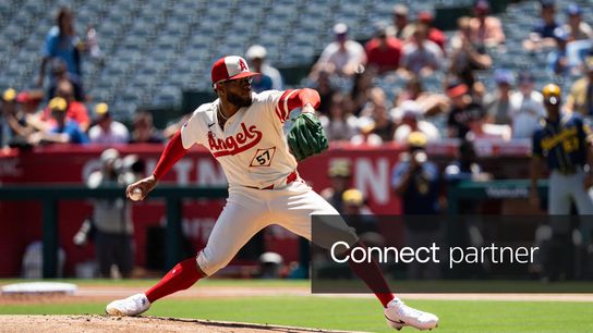 Ureña deals, Meckler’s homer lifts Angels over Brewers taken Angel Stadium (Los Angeles Angels). Photo by Jon Endow-Imagn Images
