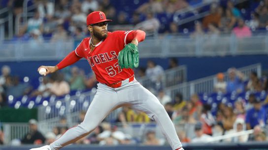 Walbert Ureña suffers rare blowup in Angels loss taken at loanDepot Park (Los Angeles Angels). Photo by Rhona Wise-Imagn Images