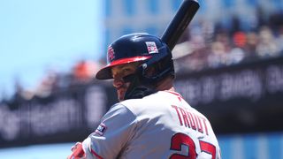 Giants bury Angels early, cruise to lopsided win taken at Oracle Park (Los Angeles Angels). Photo by © Kelley L Cox-Imagn Images