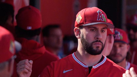 Rodriguez takes step in recovery, faces live hitters taken at Angel Stadium (Los Angeles Angels). Photo by Allan Henry-Imagn Images