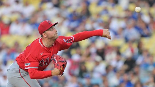 Detmers' duel with Sasaki ends in walk off defeat for Angels  taken at Dodger Stadium. Photo by Jayne Kamin-Oncea-Imagn Images