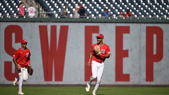Angels let another lead slip away in third-straight loss taken at Nationals Park (Los Angeles Angels). Photo by Rafael Suanes-Imagn Images