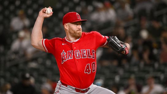 Angels blow six-run lead in loss to Athletics (Los Angeles Angels). Photo by Ed Szczepanski-Imagn Images