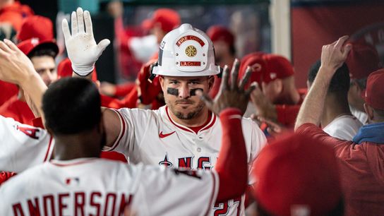 TST Images: Angels beat Guardians, 10-4, at Angel Stadium taken at Angel Stadium (Los Angeles Angels)