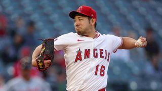 When will Yusei Kikuchi return? taken at Angel Stadium (Los Angeles Angels). Photo by Brandon Sloter - Sporting Tribune