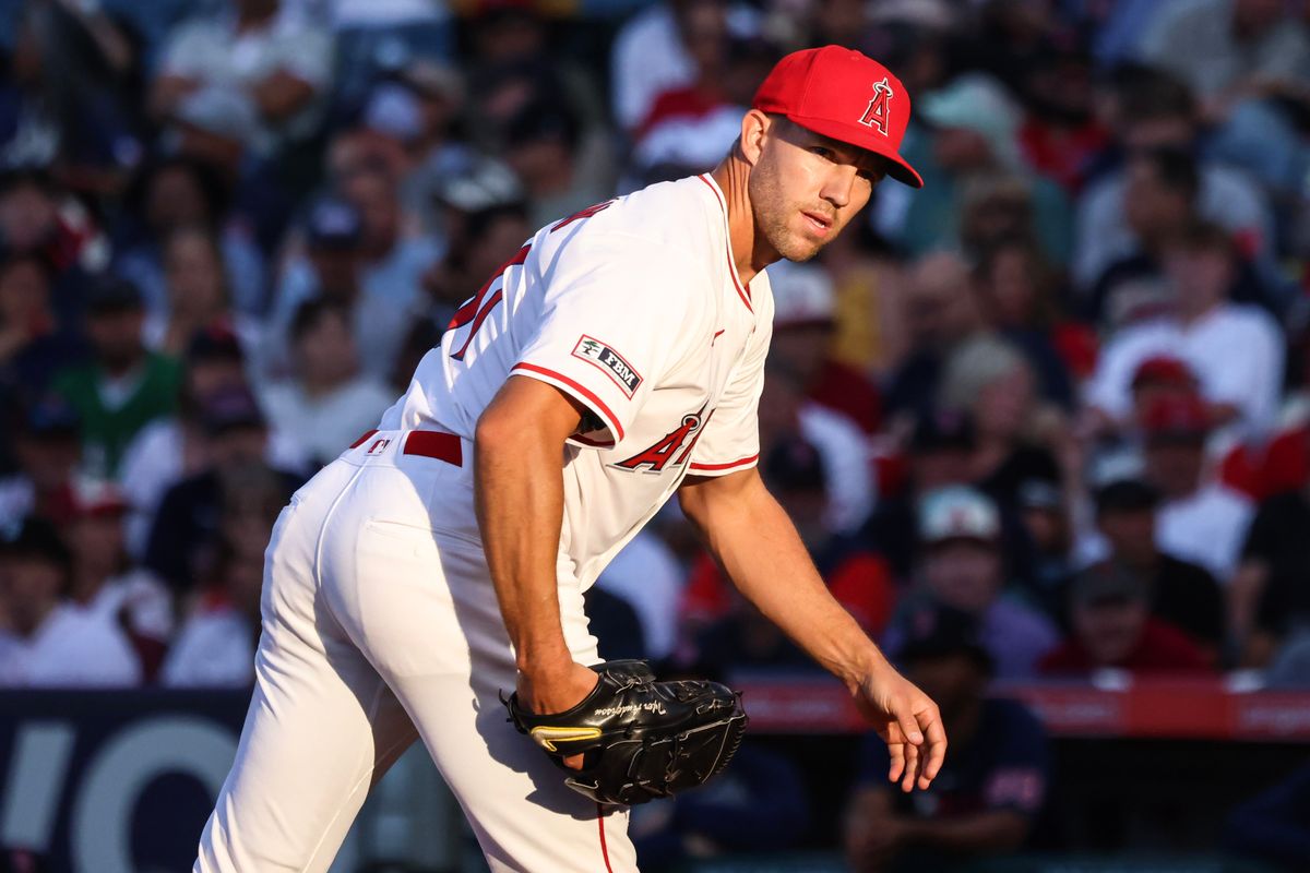 Los Angeles Angels left handed pitcher Tyler Anderson (31) prepares to deliver a pitch during the MLB game against the Boston Red Sox Tuesday June 24th, 2025 at Angel's Stadium in Anaheim, Calif. Los Angeles Angels left handed pitcher Tyler Anderson (31) prepares to deliver a pitch during the MLB game against the Boston Red Sox Tuesday June 24th, 2025 at Angel's Stadium in Anaheim, Calif.