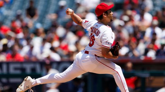 Yusei Kikuchi throws season high 12 strikeouts in Angels sweep over Red Sox taken at Angel Stadium (Los Angeles Angels)