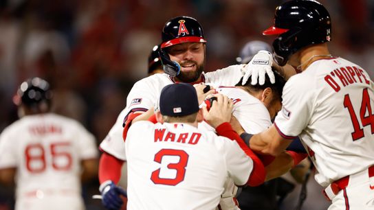 Travis d’Arnaud stays hot and delivers walk-off single taken at Angel Stadium (Los Angeles Angels)