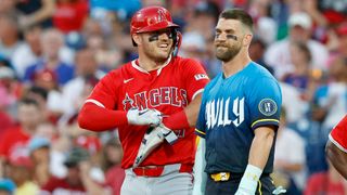 TST Images: Angels beat Phillies, 6-5, at Citizens Bank Park taken at Citizens Bank Park (Los Angeles Angels). Photo by Robert Sloter - The Sporting Tribune