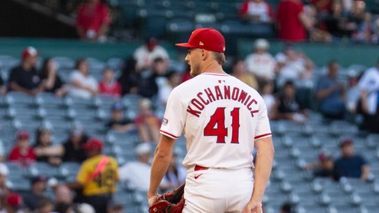 Jack Kochanowicz has encouraging outing in Angels victory over Rangers taken at Angel Stadium (Los Angeles Angels)