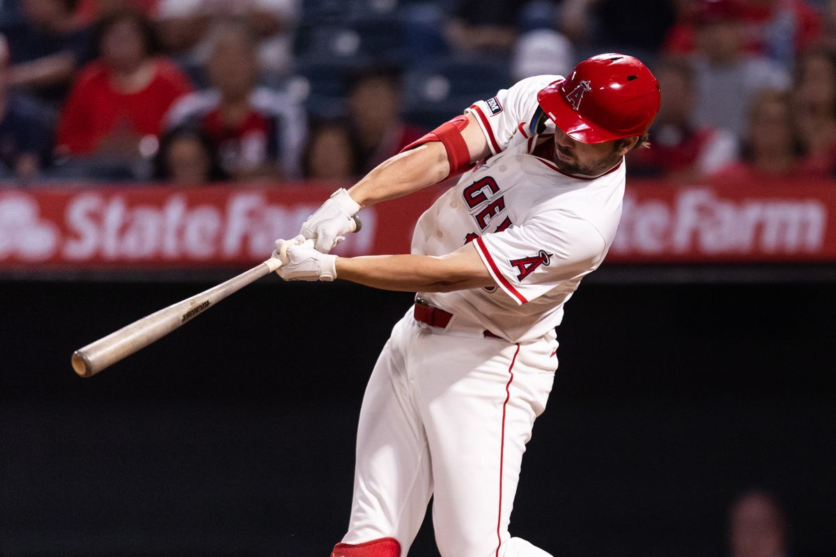 Los Angeles Angels first base Nolan Schanuel (18) hits a home run during the MLB game against the Texas Rangers Tuesday July 30th, 2025 at Angel's Stadium in Anaheim, Calif. Los Angeles Angels first base Nolan Schanuel (18) hits a home run during the MLB game against the Texas Rangers Tuesday July 30th, 2025 at Angel's Stadium in Anaheim, Calif.