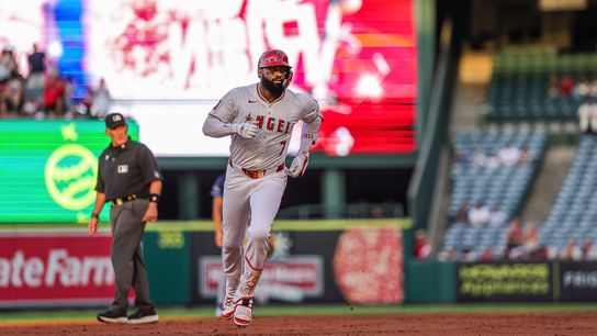 Bryce Teodosio has hit the ground running taken at Angel Stadium (Los Angeles Angels)