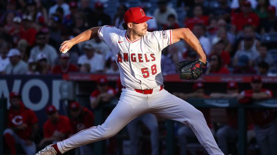 Victor Mederos has productive outing in Angels loss to the Reds taken at Angel Stadium (Los Angeles Angels)