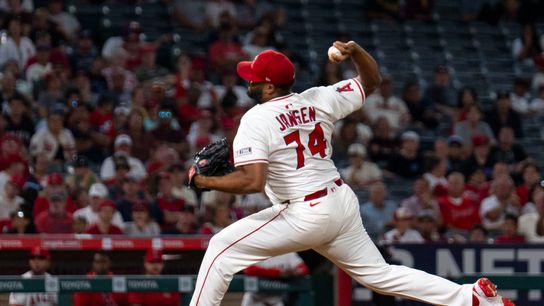 Angels' Kenley Jansen injury update taken at Angel Stadium (Los Angeles Angels)