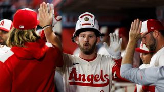 Angels limit strikeouts in 3-2 win over Royals taken at Angel Stadium (Los Angeles Angels). Photo by Ric Tapia - The Sporting Tribune