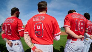 TST Images: Rangers beat Angels, 6-0 ,in Spring Training taken at Tempe Diablo Stadium (Los Angeles Angels). Photo by Jon Bryan - The Sporting tribune