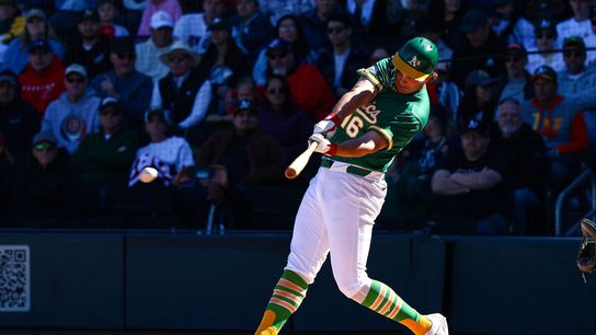 A's welcome sell-out crowd at Las Vegas Ballpark to start Big League Weekend (Athletics). Photo by RJ Forbus - The Sporting Tribune 