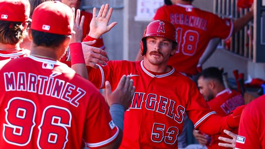 TST Images: Angels defeat the Athletics, 3-0, in Las Vegas taken Las Vegas Ballpark (MLB). Photo by RJ Forbus - The Sporting Tribune