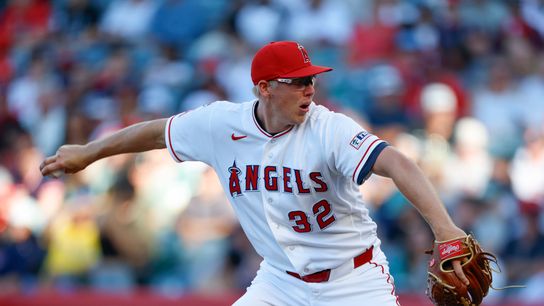 Ryan Johnson continues to struggle and Angels suffer sweep taken at Angel Stadium (Los Angeles Angels). Photo by Robert Sloter - The Sporting Tribune