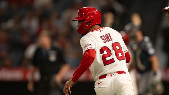 Jose Siri and Zach Neto go off in Angels win over Mariners taken at Angel Stadium (Los Angeles Angels). Photo by Edwin So - The Sporting Tribune