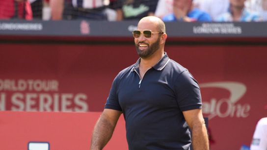 Albert Pujols emerging as favorite for Angels' manager job, per report taken at Angel Stadium (Los Angeles Angels)