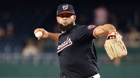 Angels acquire Luis Garcia and Andrew Chafin taken at Angel Stadium (Los Angeles Angels)