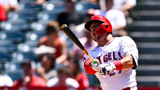 Mike Trout makes history, yet again at Angel Stadium taken at Angel Stadium (Los Angeles Angels)