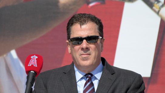 Angels Promote Molly Jolly to Club President, Succeeding John Carpino taken Anaheim, CA. Photo by © Kirby Lee-Imagn Images