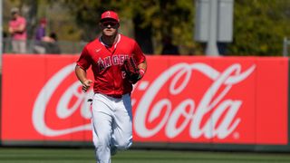 Mike Trout Expected to Move Back to Center Field taken Tempe, AZ (Los Angeles Angels). Photo by © Rick Scuteri-Imagn Images