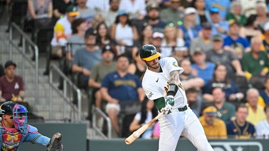 The Las Vegas Athletics Left Fielder Tyler Soderstrom (21) had home run during MLB game against the Milwaukee Brewers Tuesday June 9th, 2026 in Las Vegas, NV.s The Las Vegas Athletics Left Fielder Tyler Soderstrom (21) had home run during MLB game against the Milwaukee Brewers Tuesday June 9th, 2026 in Las Vegas, NV.s