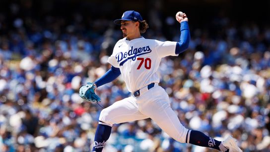 Justin Wrobleski answers adversity, delivers for Dodgers taken at Dodger Stadium (Los Angeles Dodgers)