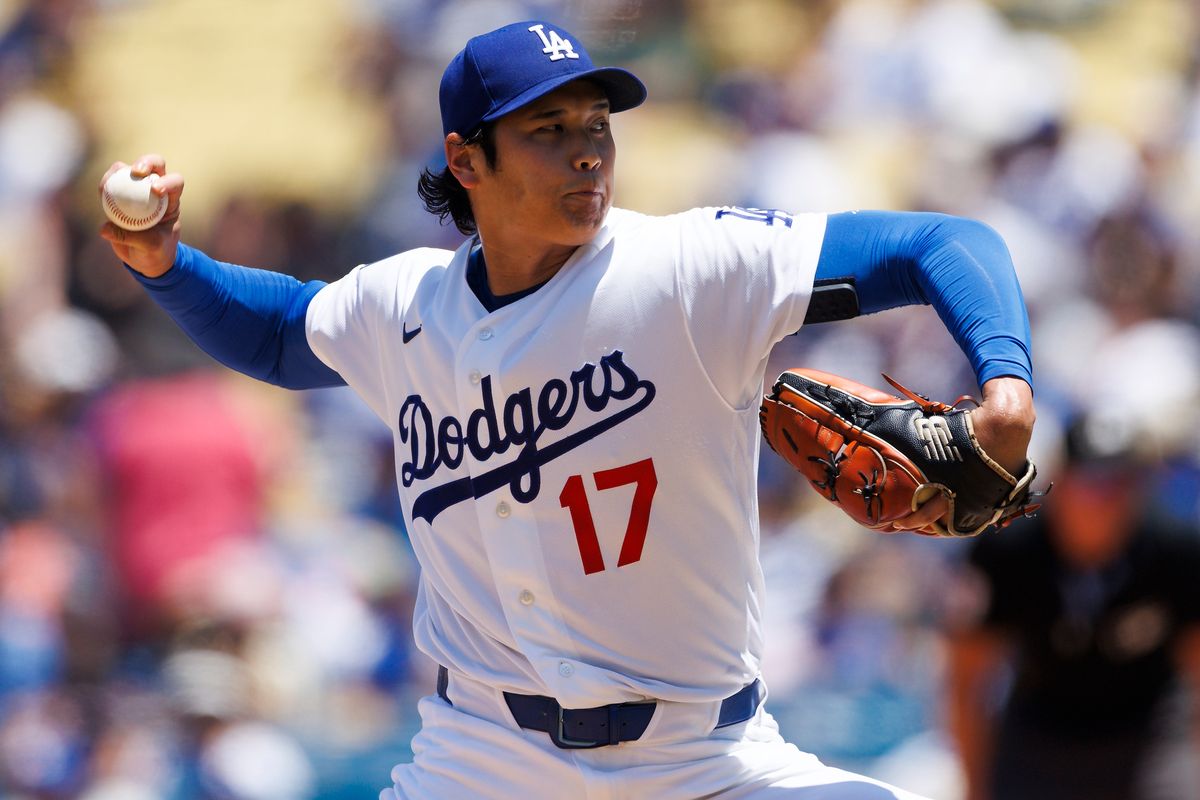 Shohei Ohtani #17 of the Los Angeles Dodgers pitches during the game against the Tampa Bay Rays at Dodger Stadium on June 17, 2026 in Los Angeles, California. Shohei Ohtani #17 of the Los Angeles Dodgers pitches during the game against the Tampa Bay Rays at Dodger Stadium on June 17, 2026 in Los Angeles, California.