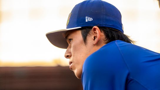 Straight Talk: Sasaki talks to media after poor outing in last spring tune-up taken in Los Angeles. Photo by Jessica Cryderman - The Sporting Tribune