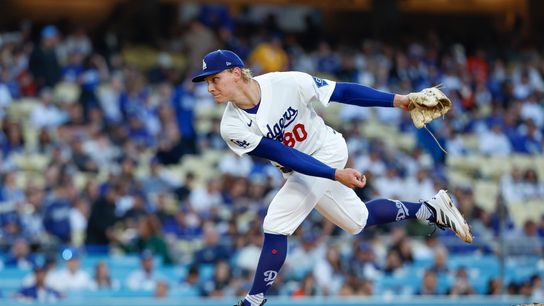 Emmet Sheehan shows growth as pitcher and leader in Dodgers win taken at Dodger Stadium (Los Angeles Dodgers). Photo by Robert Sloter - The Sporting Tribune