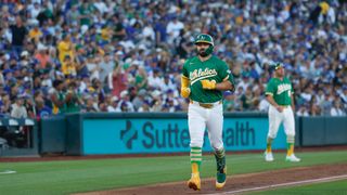 TST Images: Athletics defeat Dodgers, 7-1, at Sutter Health Park taken at Sutter Health Park (Los Angeles Dodgers). Photo by Robert Sloter - The Sporting Tribune
