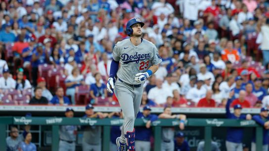 TST Images: Dodgers defeat Reds, 4-1, at Great American Ball Park taken at Great American Ball Park (TST Los Angeles). Photo by Robert Sloter - The Sporting Tribune