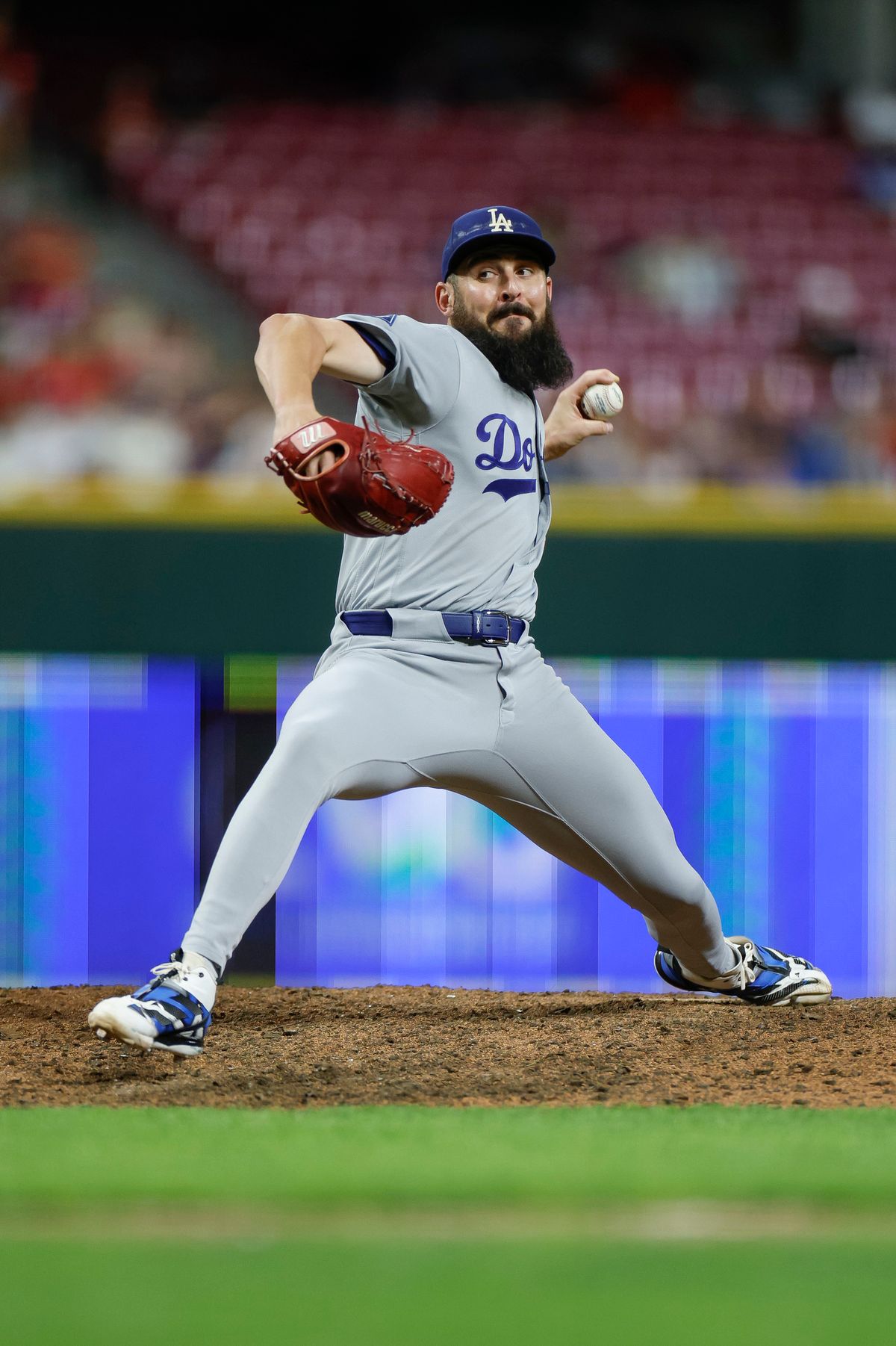 Alex Vesia #51 of the Los Angeles Dodgers pitches against the Cincinnati Reds at Great American Ball Park on September 14, 2026 in Cincinnati, Ohio. Alex Vesia #51 of the Los Angeles Dodgers pitches against the Cincinnati Reds at Great American Ball Park on September 14, 2026 in Cincinnati, Ohio.