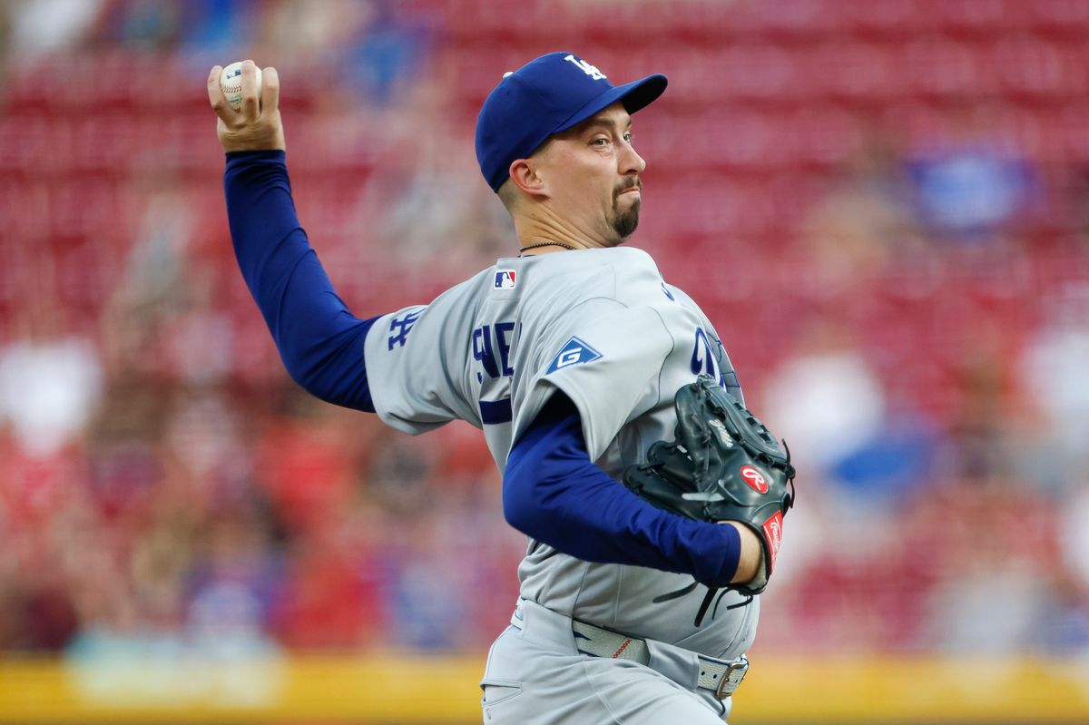 Blake Snell #7 of the Los Angeles Dodgers pitches against the Cincinnati Reds at Great American Ball Park on September 16, 2026 in Cincinnati, Ohio. Blake Snell #7 of the Los Angeles Dodgers pitches against the Cincinnati Reds at Great American Ball Park on September 16, 2026 in Cincinnati, Ohio.