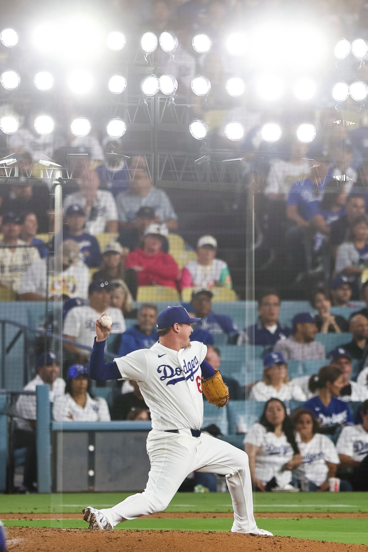Los Angeles Dodgers pitcher Kyle Hurt (63) pitching during a MLB baseball game against the San Diego Padres, Tuesday September 22, 2026 in Los Angeles, California. Los Angeles Dodgers pitcher Kyle Hurt (63) pitching during a MLB baseball game against the San Diego Padres, Tuesday September 22, 2026 in Los Angeles, California.