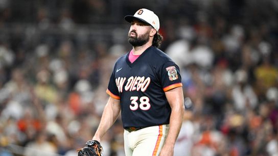 Robbie Ray roughed up as Padres fall 6-3 to red-hot Astros taken at Petco Park (San Diego Padres). Photo by Denis Poroy-Imagn Images