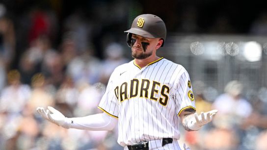 Merrill makes chances count, Padres pitchers survive choppy water in win over Pirates taken at Petco Park (San Diego Padres). Photo by Denis Poroy - Imagn Images