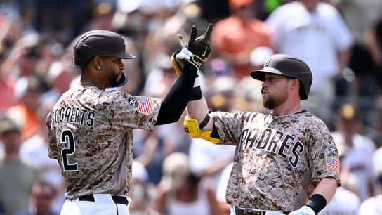 Padres sweep away Marlins behind big offensive afternoon from Cronenworth taken at Petco Park (San Diego Padres)