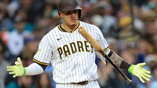 Padres struggle in rain, lose second straight to Mariners taken at Petco Park (San Diego Padres). Photo by SEAN M. HAFFEY –GETTY IMAGES