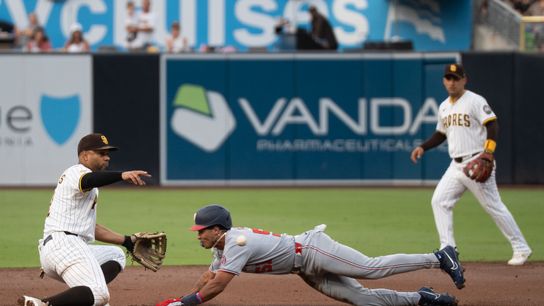 Padres haunted by ghosts of past trade, early error in loss to Nationals taken at Petco Park (San Diego Padres)